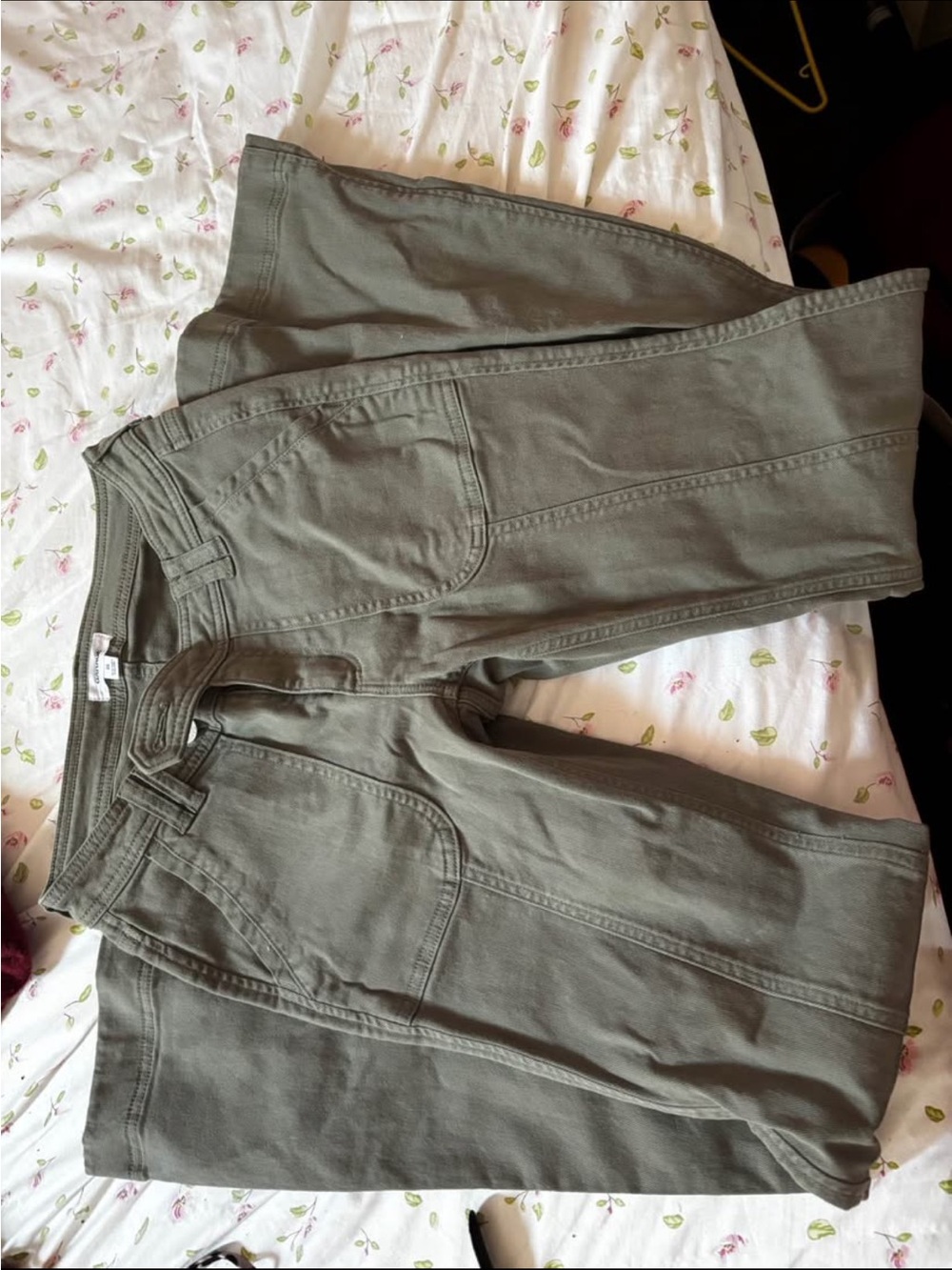 Garage Olive Utility Pants